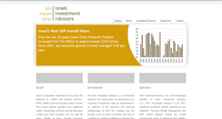 Desktop Screenshot of israelinvestmentadvisors.com