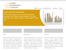 Tablet Screenshot of israelinvestmentadvisors.com